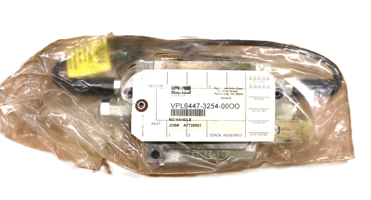 PARKER - VPL6447-3254-00OO - HYDRAULIC CONTROL VALVE SECTION