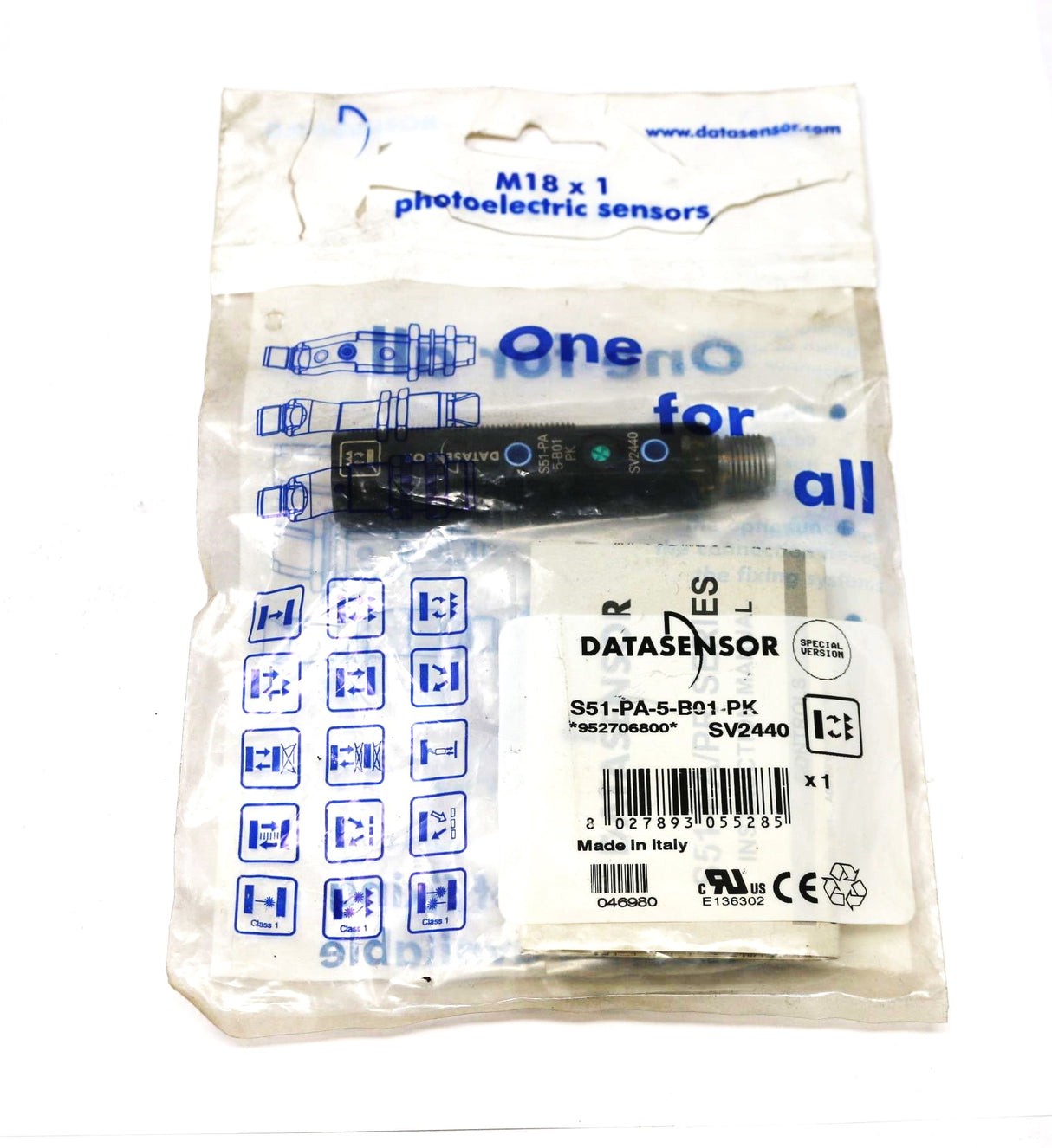 DATASENSOR (DATALOGIC) - S51-PA-5-B01-PK - PHOTOCELL