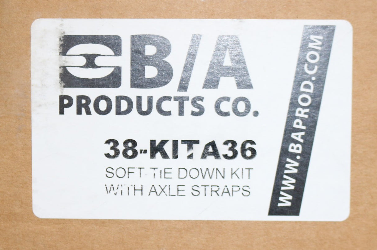 B/A PRODUCTS - 38-KITA36 - SOFT TIE-DOWN KIT WITH AXLE STRAPS