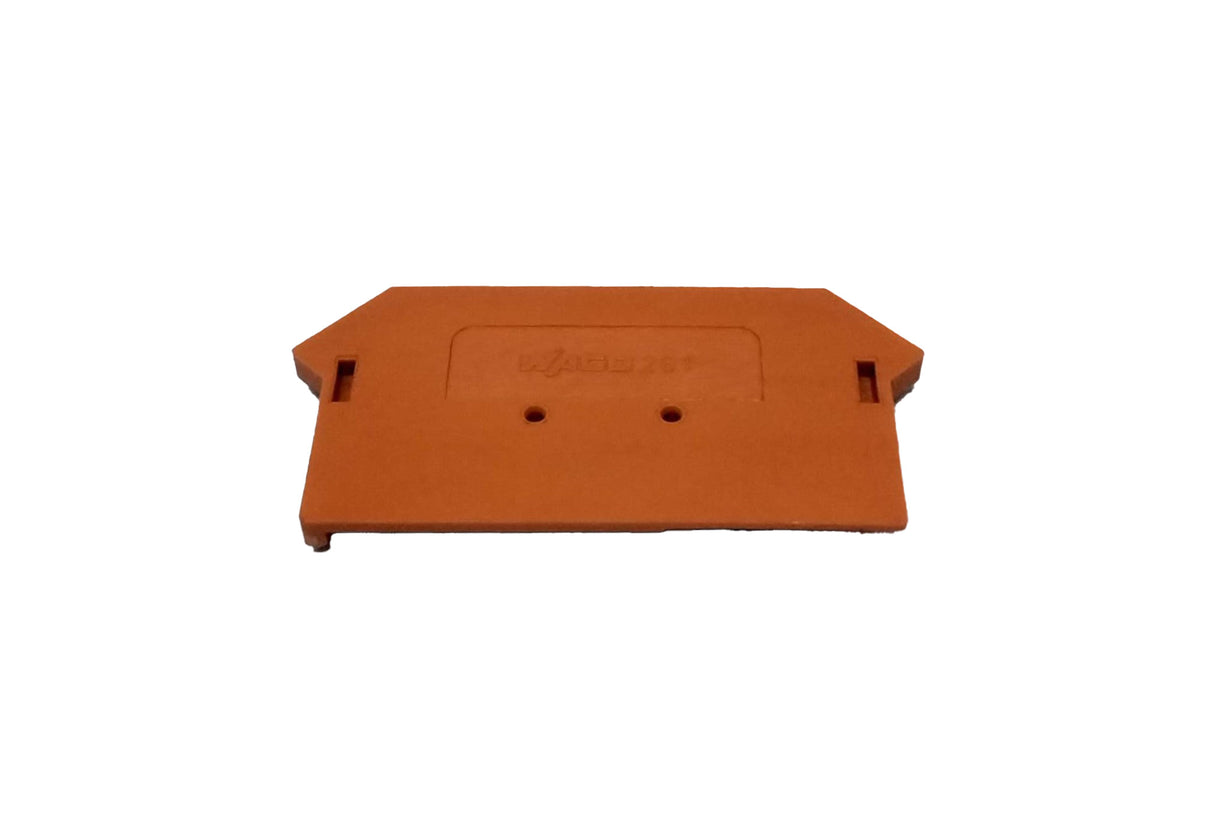 WAGO - 281-317 - END & INTERMEDIATE PLATE ORANGE