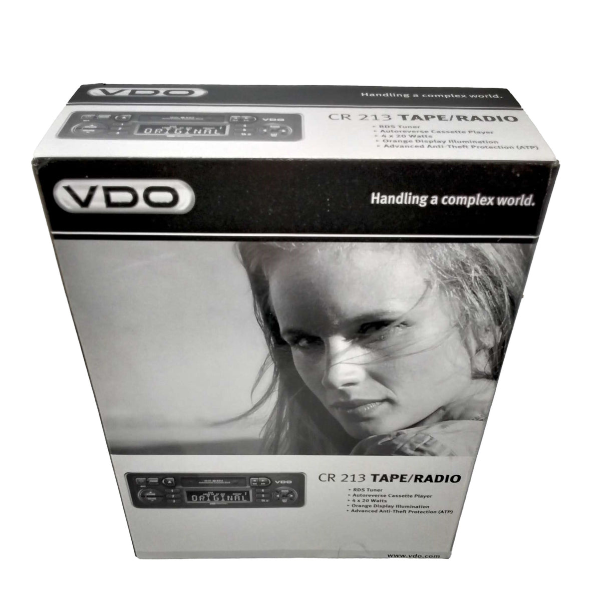VDO - CR213 - RADIO / CASSETTE PLAYER ORANGE ILLUM. 4X20 WATTS