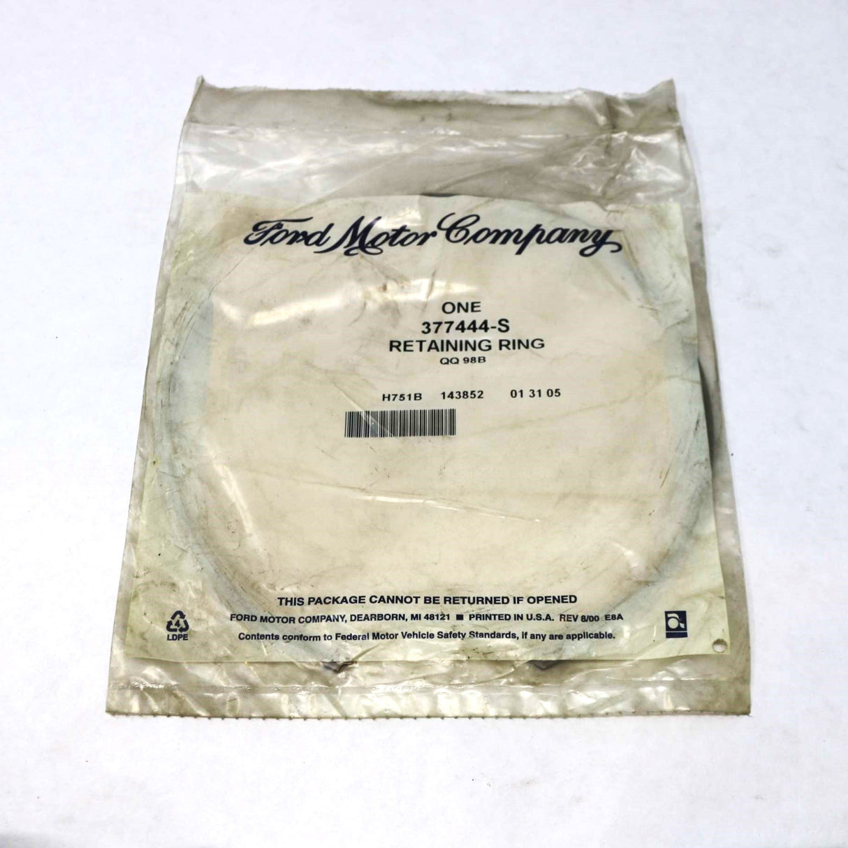 FORD - 377444-S - RING RETAINING