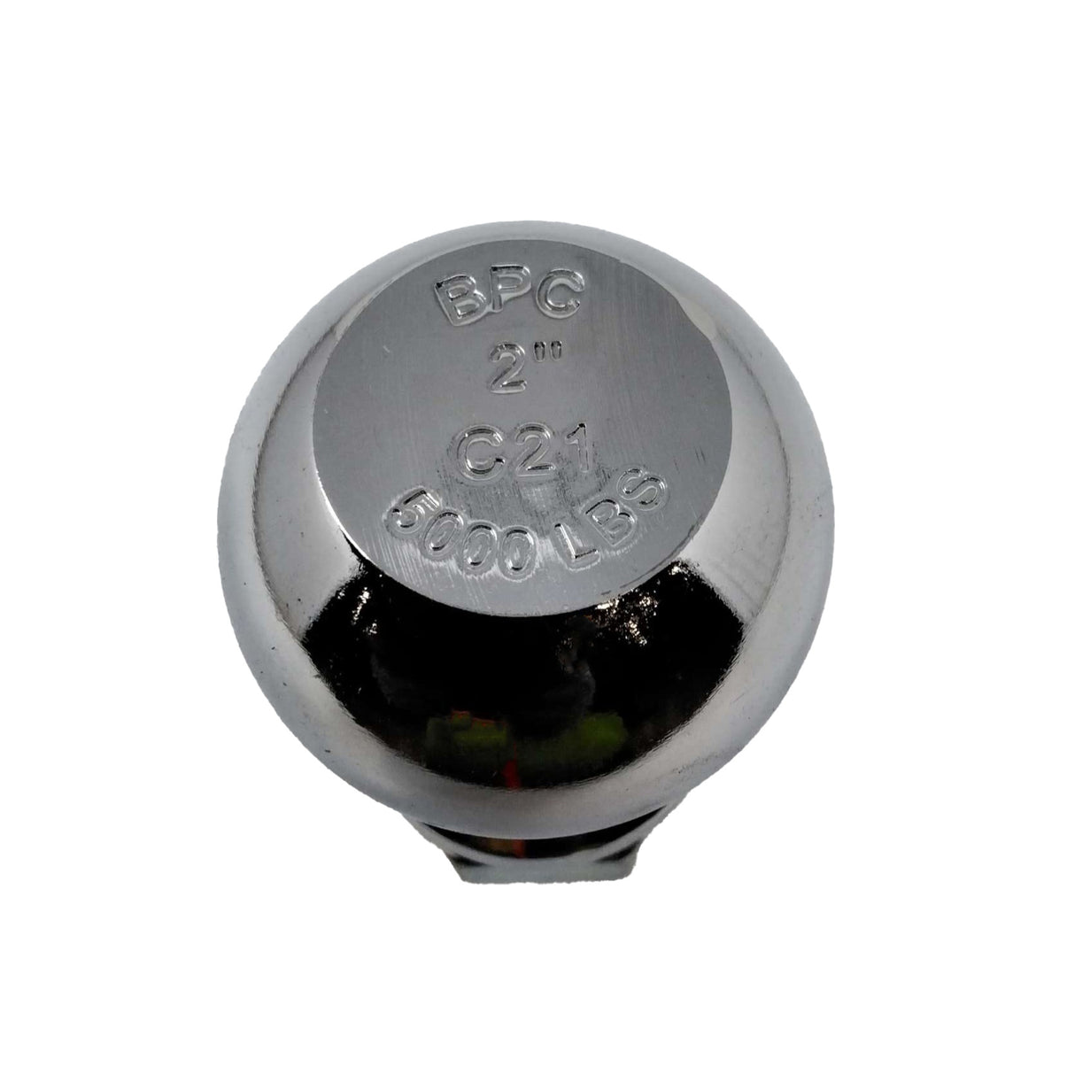 BUYERS PRODUCTS - 1802134 - CHROME TRAILER HITCH BALL 2" 1" Shank 5000LBS