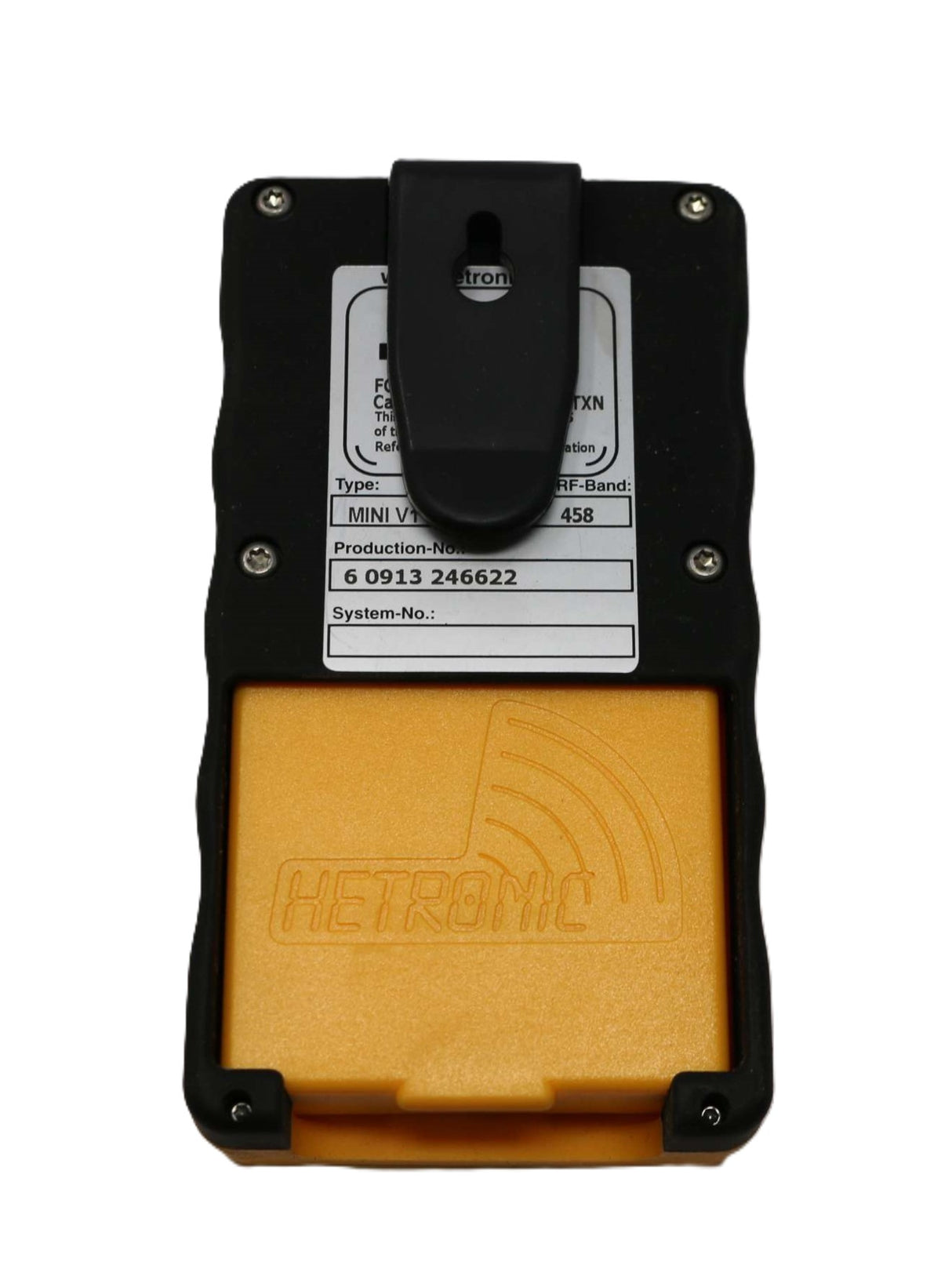 HETRONIC - 80502401.C-458 - TRANSMITTER: 458MHz