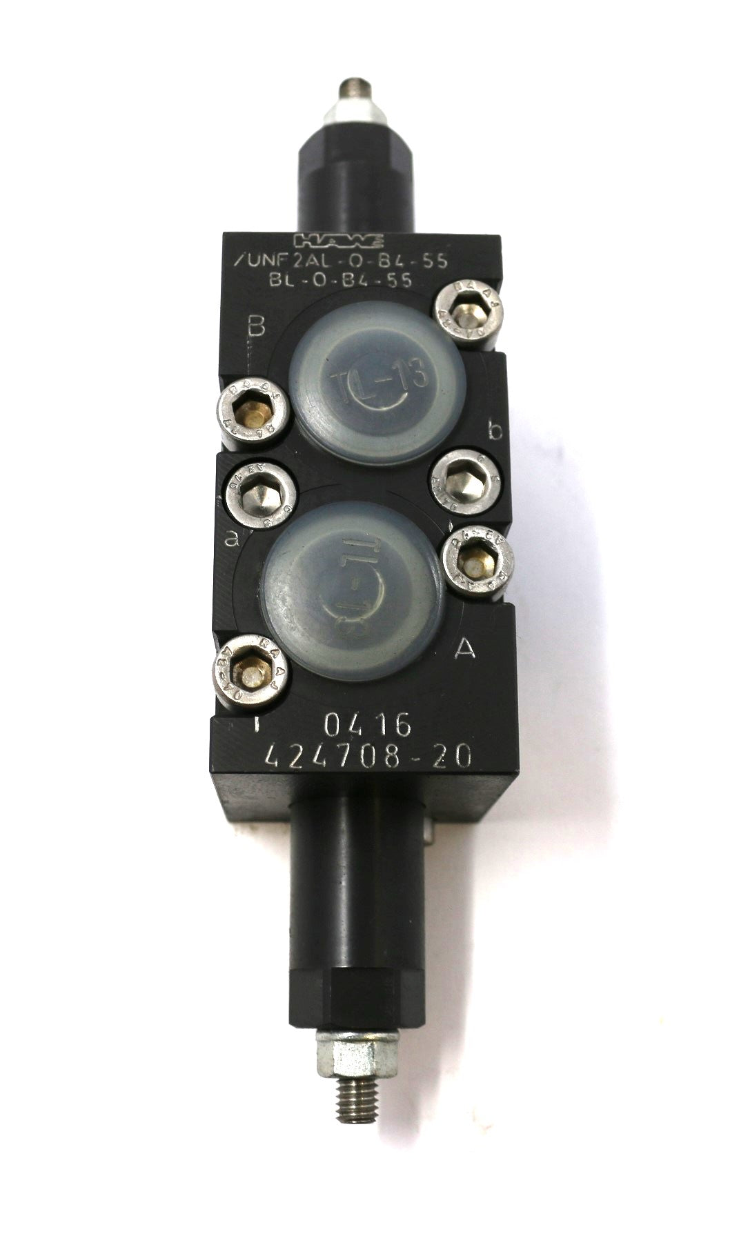 HAWE - /UNF2AL-0-84-55-BL-0-B4-55 - HYDRAULIC VALVE: LOAD HOLDING ANCILLARY BLOCK