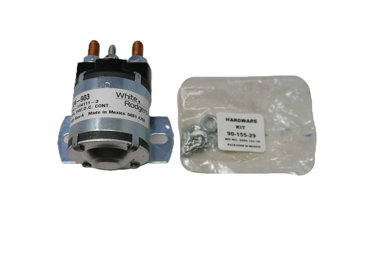 WHITE RODGERS - 124-114111-3 - RELAY POWER NO-DIODE 24V CONTINUOUS DUTY