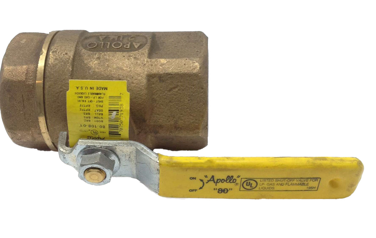 APOLLO - 80-108-01 - BALL VALVE: 2" BRONZE: FLAMMABLE LIQUID & LP GAS