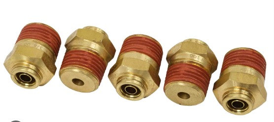 HALDEX - APB68F6X8 - BRASS MALE CONNECTOR 3|8T 1|2P L1 1.03