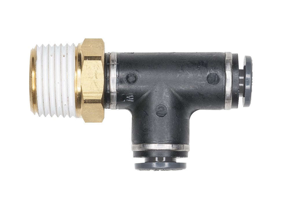 HALDEX - APC71S532X2 - FITTING RUN T MALE SWL 5/32T 1/8P PUSH COMP