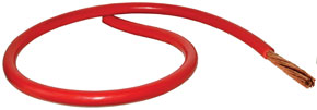 HALDEX - BE28809 - BATTERY CABLE RED: 4 GAUGE ($/FT)