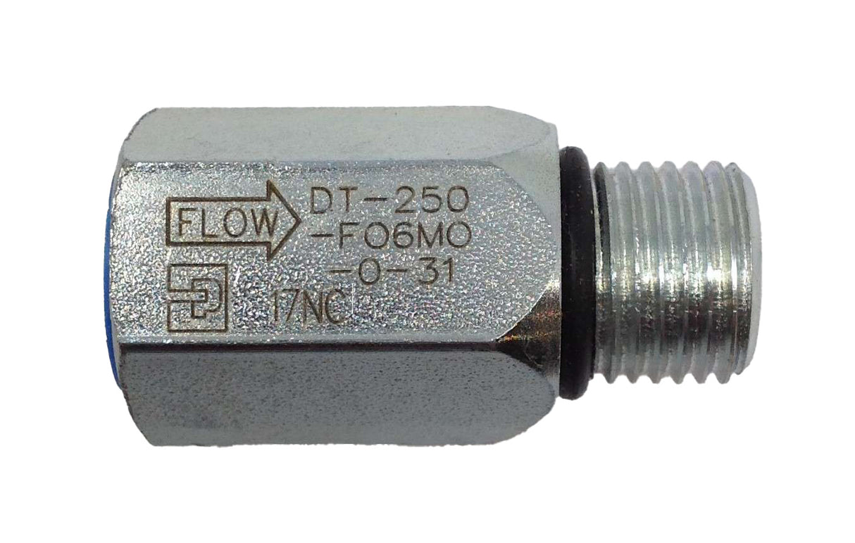 PARKER - DT-250-FO6MO-0-31 - HYDRAULIC CHECK VALVE: IN-LINE