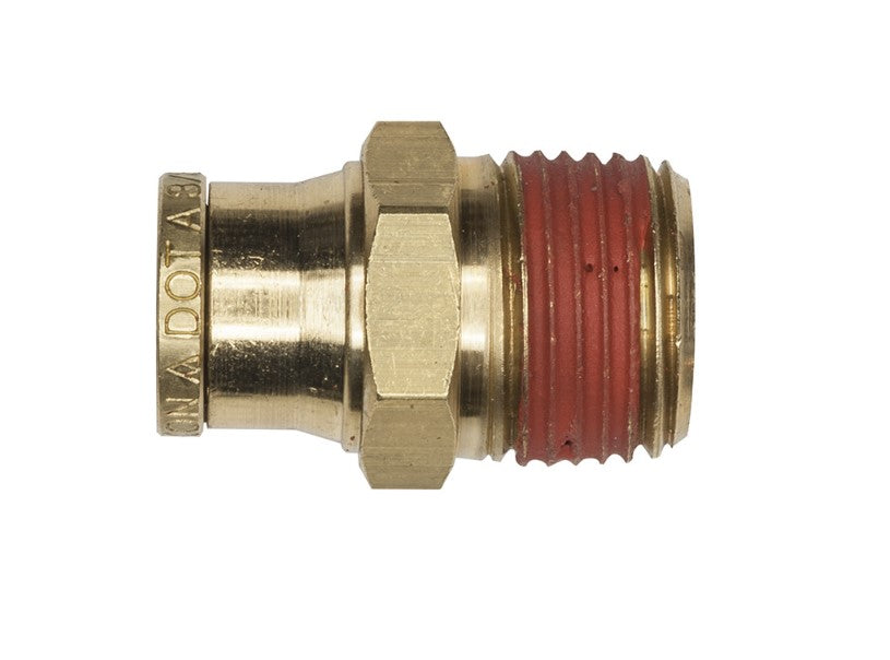 HALDEX MIDLAND - APB68F4X4 - FITTING CONNECTOR MALE 1/4T 1/4P