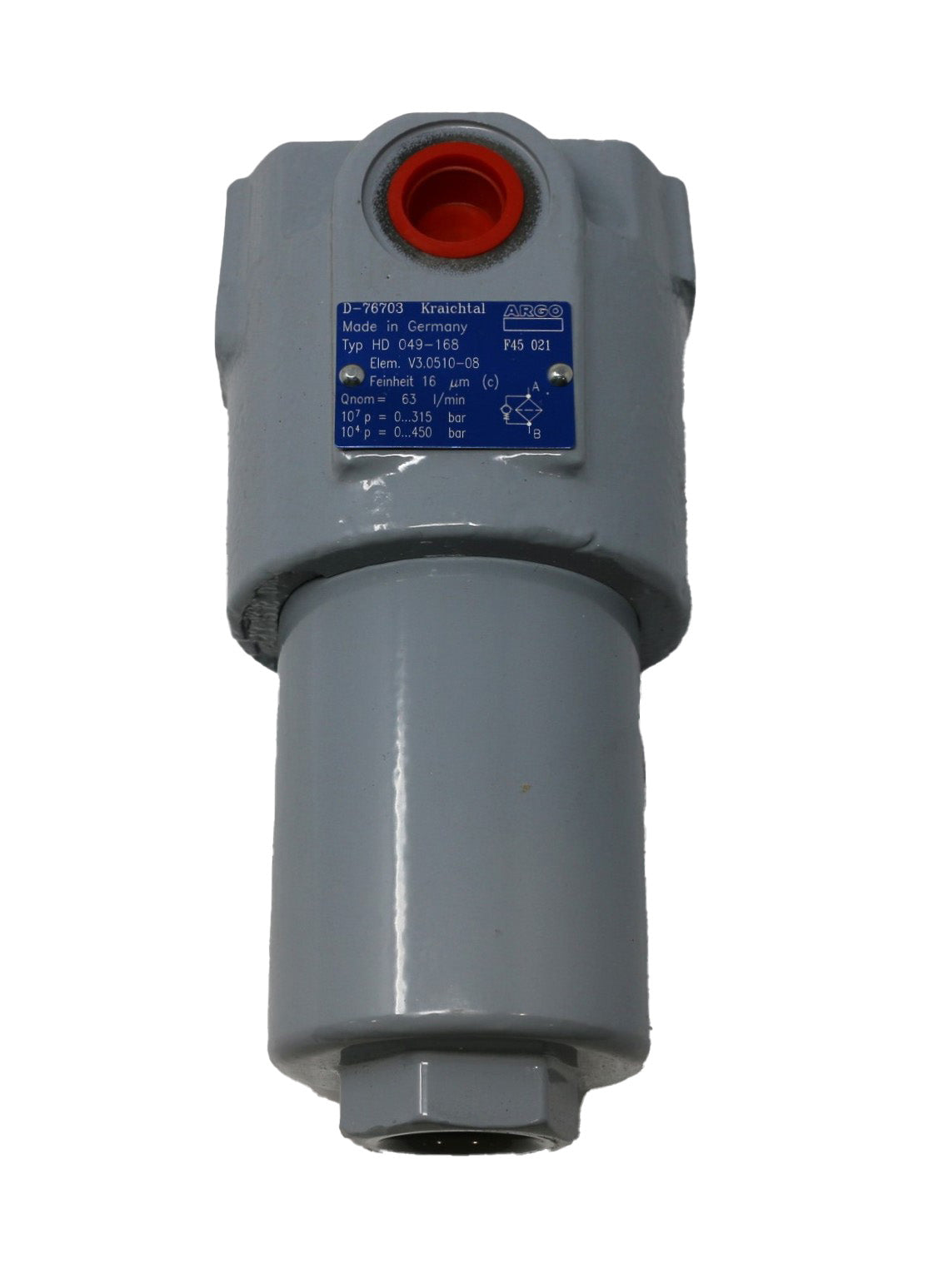 ARGO-HYTOS - HD-049-168 - HIGH PRESSURE FILTER