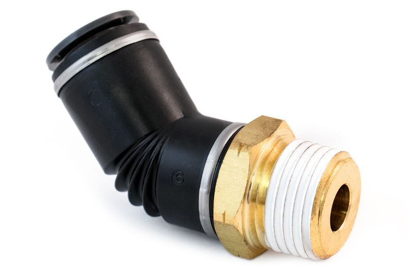 TECTRAN - QL137425A - FITTING ELBOW MALE 45° SWL 5|32T 1|8P PUSH COMP