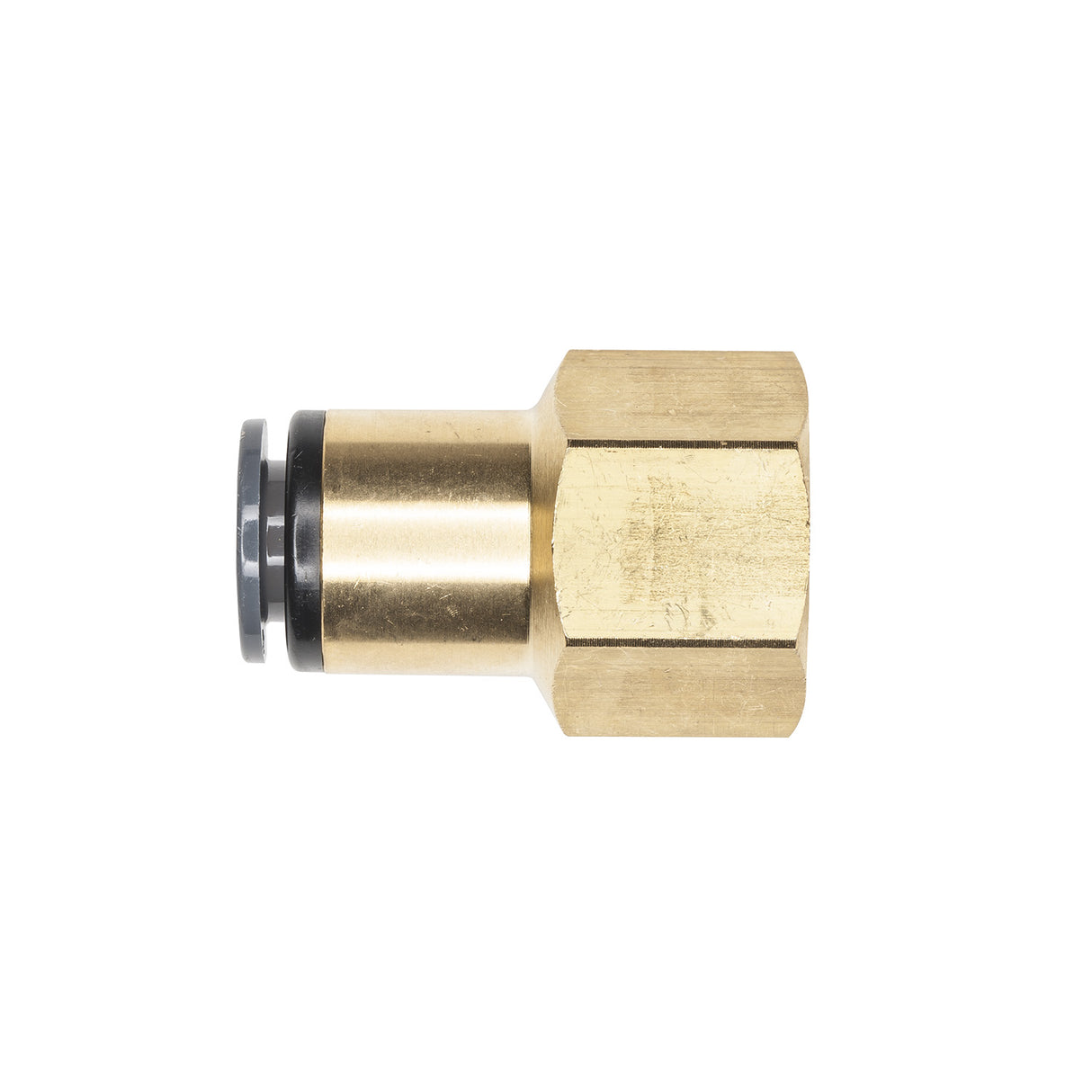 TRAMEC SLOAN - S766PMT-6-6 - FITTING CONNECTOR FEMALE 3/8T 3/8P DOT PUSH COMP
