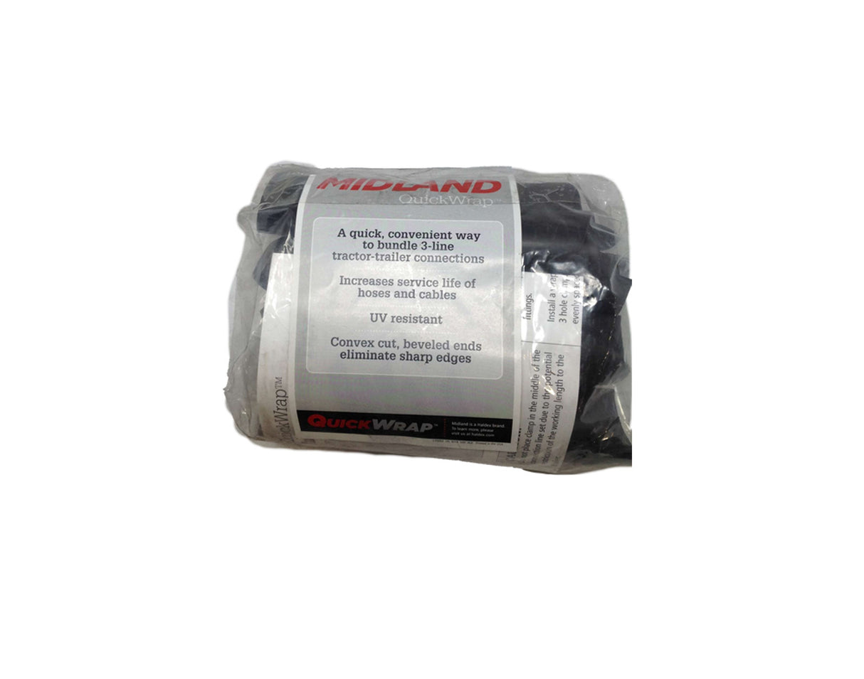 HALDEX MIDLAND - M1SWB125Q - 5-PACK BLACK SPIRAL QUICKWRAP 1.25" OD
