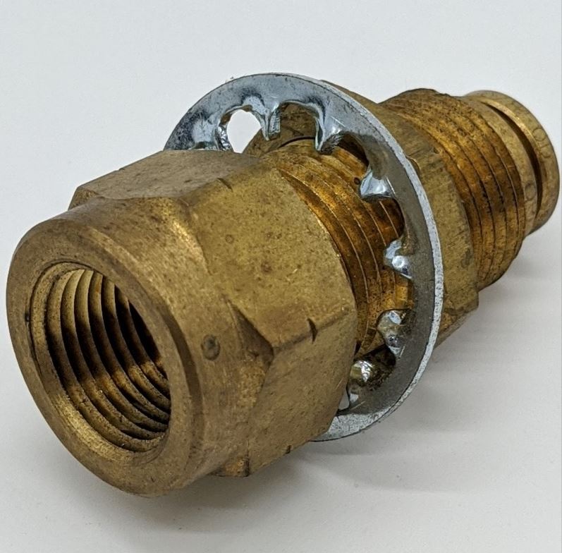 HALDEX MIDLAND - APX86F8X6 - FITTING BULKHEAD UNION FEMALE 1/2T 3/8F