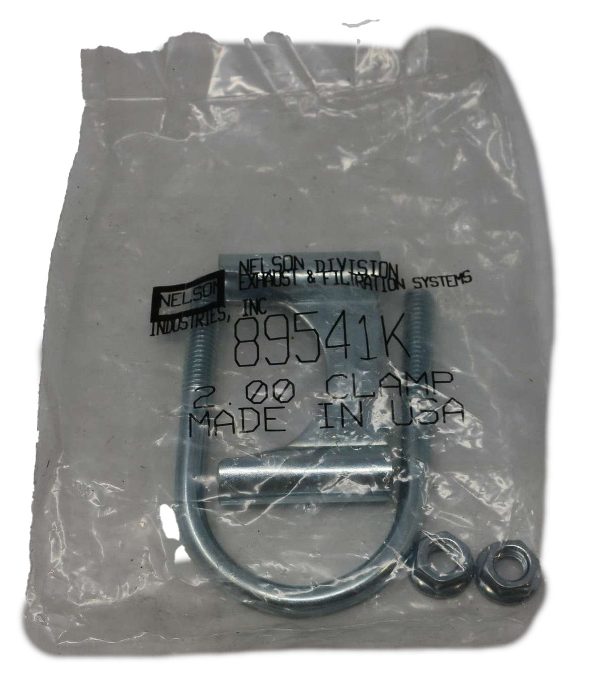 FLEETGUARD - 89541K - 2" ZINC GUILLOTINE U-BOLT EXHAUST CLAMP