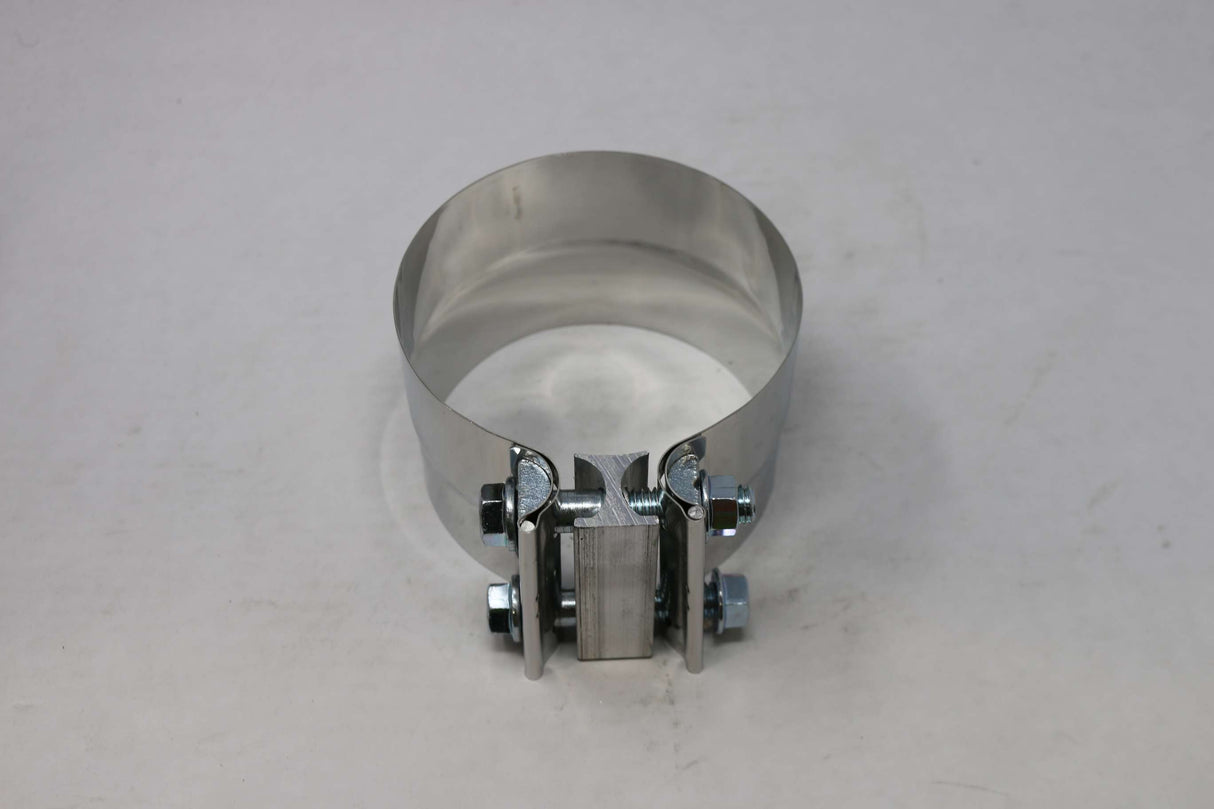 NICKSON EXHAUST SOLUTIONS - 96400 - EXHAUST CLAMP: SS PRE-FORMED 4"