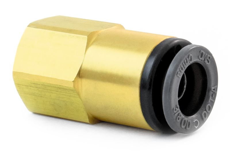 HALDEX MIDLAND - APC66F8X4 - FITTING CONNECTOR FEMALE 1/2T 1/4P DOT PUSH COMP