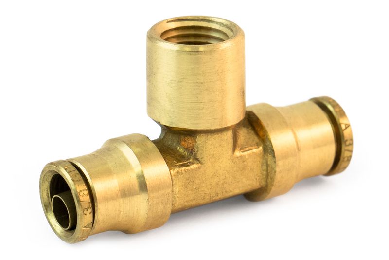 ALKON - XQ77-DOT-4X4 - FITTING BRANCH TEE FEMALE 1/4T 1/4F
