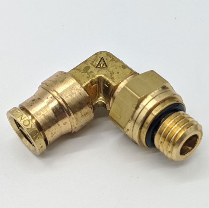 PARKER - 169PMTNS-6-M12 - FITTING ELBOW MALE 90° SWL 3|8T M12THRD