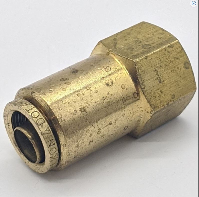 ALKON - XQ66-DOT-8X6 - FITTING CONNECTOR FEMALE 1/2T 3/8F
