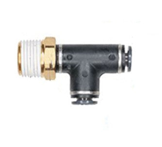 HALDEX MIDLAND - APC71S532X4 - FITTING RUN TEE MALE SWL 5/32T 1/4P