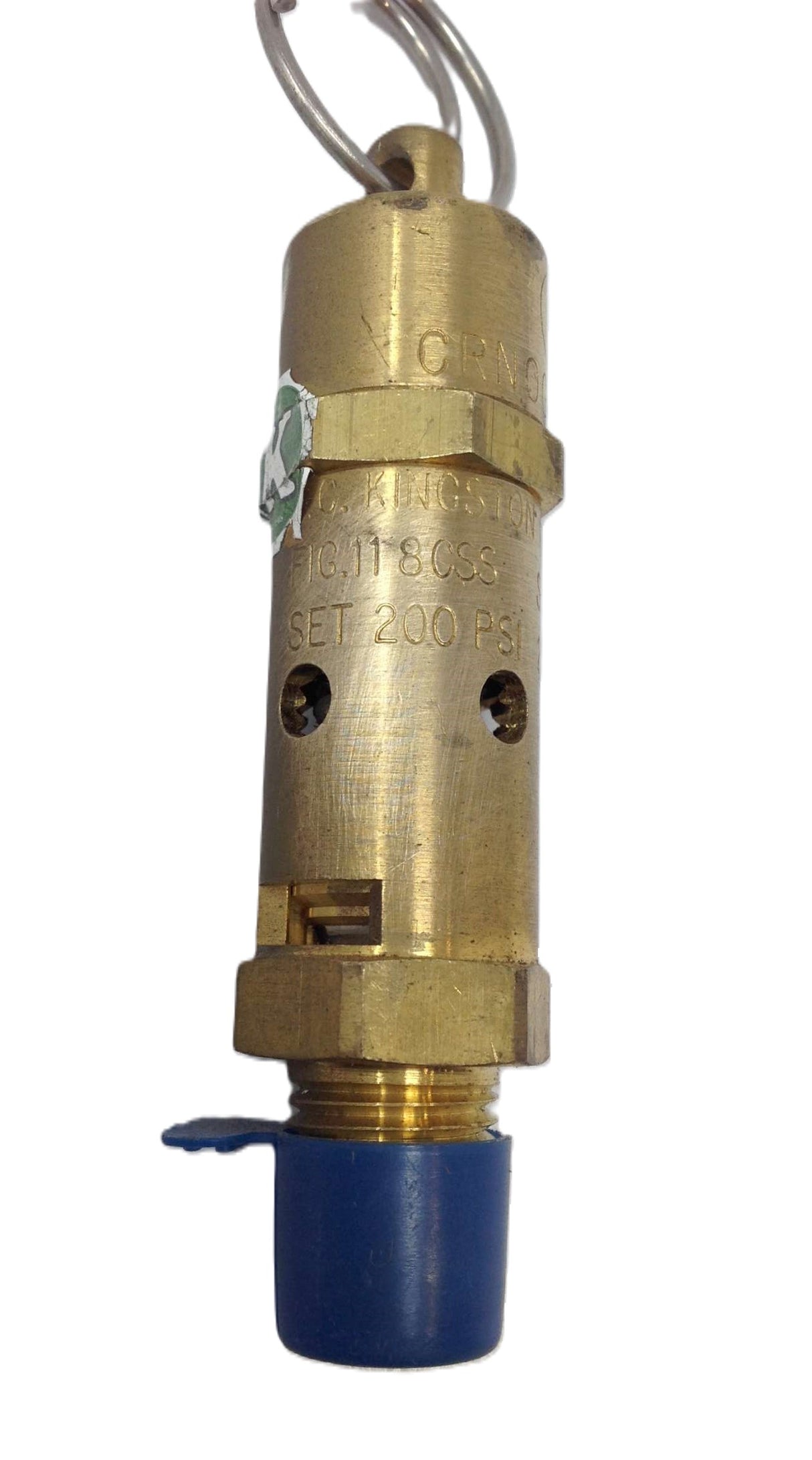 KINGSTON VALVES - 118CSS-2-200 - HIGH FLOW SAFETY VALVE 1/4''NPT 200PSI