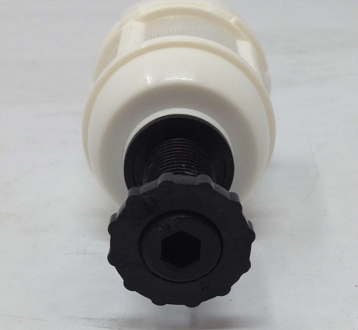 ZEKS - 683328W - INTERNAL FLOAT DRAIN: WHITE W/BLACK STEM