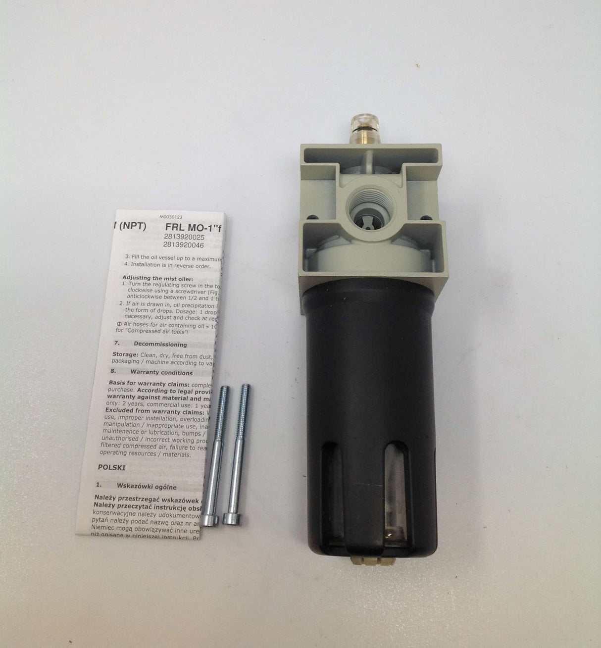 AIRnet - 2813920044 - MIST OILER LUBRICATOR