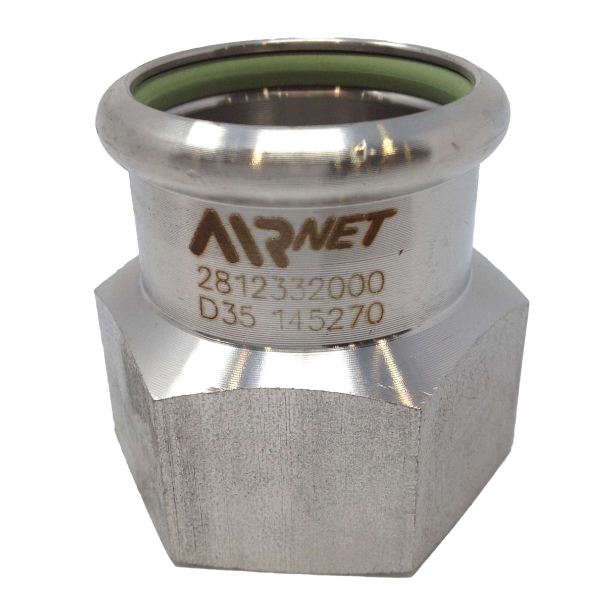 AIRnet - 2812332000 - NIPPLE 316L D35X1 1/4 NPT F