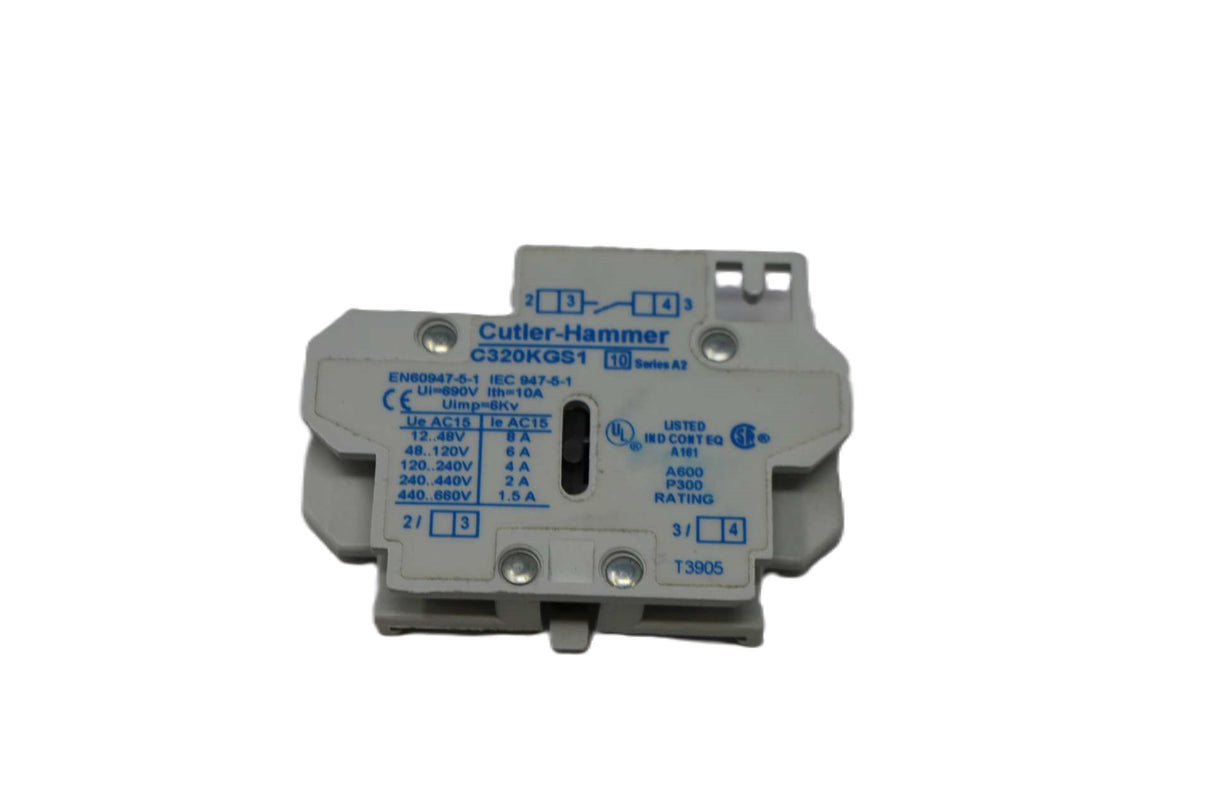 CUTLER HAMMER - C320KGS1 - CONTACTORS/STARTERS SINGLE POLE 600VAC