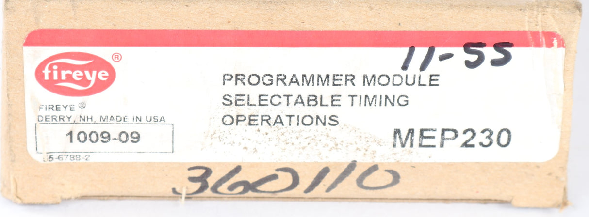 FIREYE - MEP230 - PROGRAMMER MODULE SELECTABLE TIMING OPERATIONS