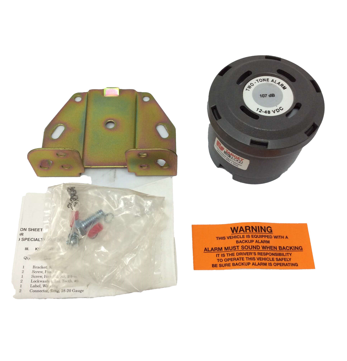 FEDERAL - 210363 - TWO TONE BACK-UP ALARM 107DB 12-48VDC