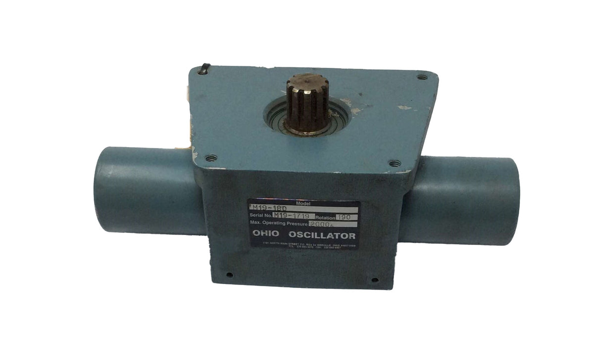 MOOG INDUSTRIAL - M19-180 - OHIO OSCILLATOR ACTUATOR 2000 MOP 190 ROTATION
