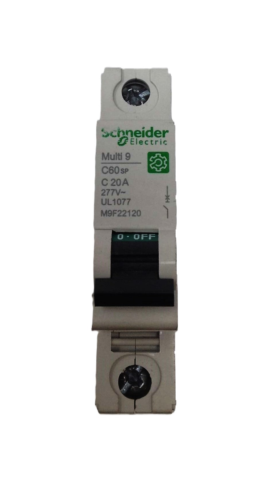 MERLIN GERIN (SCHNEIDER ELECTRIC) - M9F22120 - CIRCUIT BREAKER MULTI 9 C60SP MCB 1P 20A