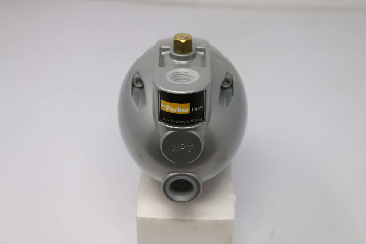 HIROSS (PARKER) - HDF120NPTA - FLOAT DRAIN FOR COMPRESSED AIR WITH VENT ADAPTER