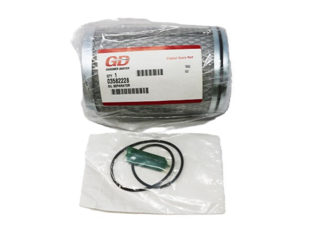GARDNER DENVER - 302EBA6013 - AIR|OIL SEPARATOR 03582228 1|8 OZ. LUBRICANT