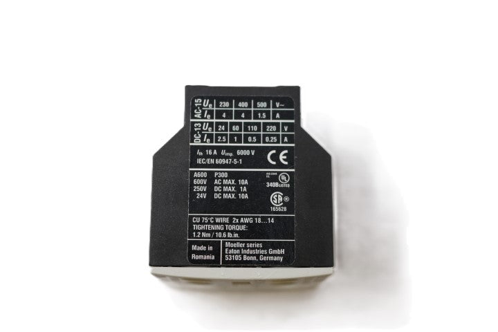 MOELLER ELECTRIC - XTCEXFDC11 - AUXILIARY CONTACT MODULE 2-POLE