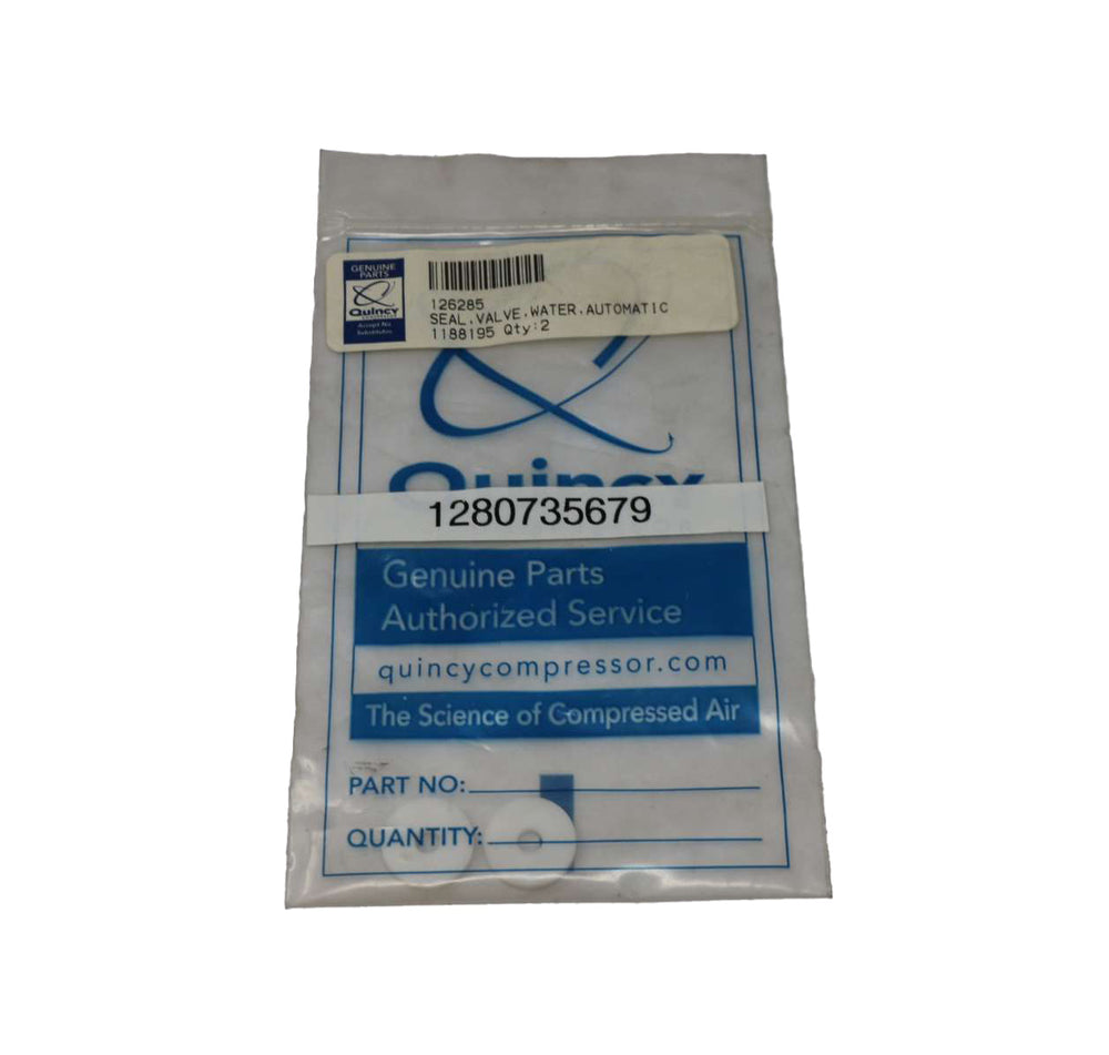 QUINCY COMPRESSOR - 126285 - SEAL  VALVE  WATER  AUTOMATIC