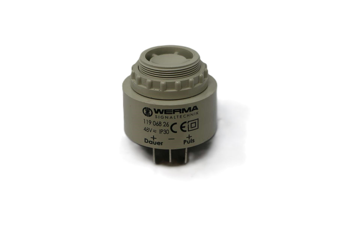 WERMA - 119 068 26 - BUILT-IN MOUNTING BUZZER PULSE 48VAC/DC