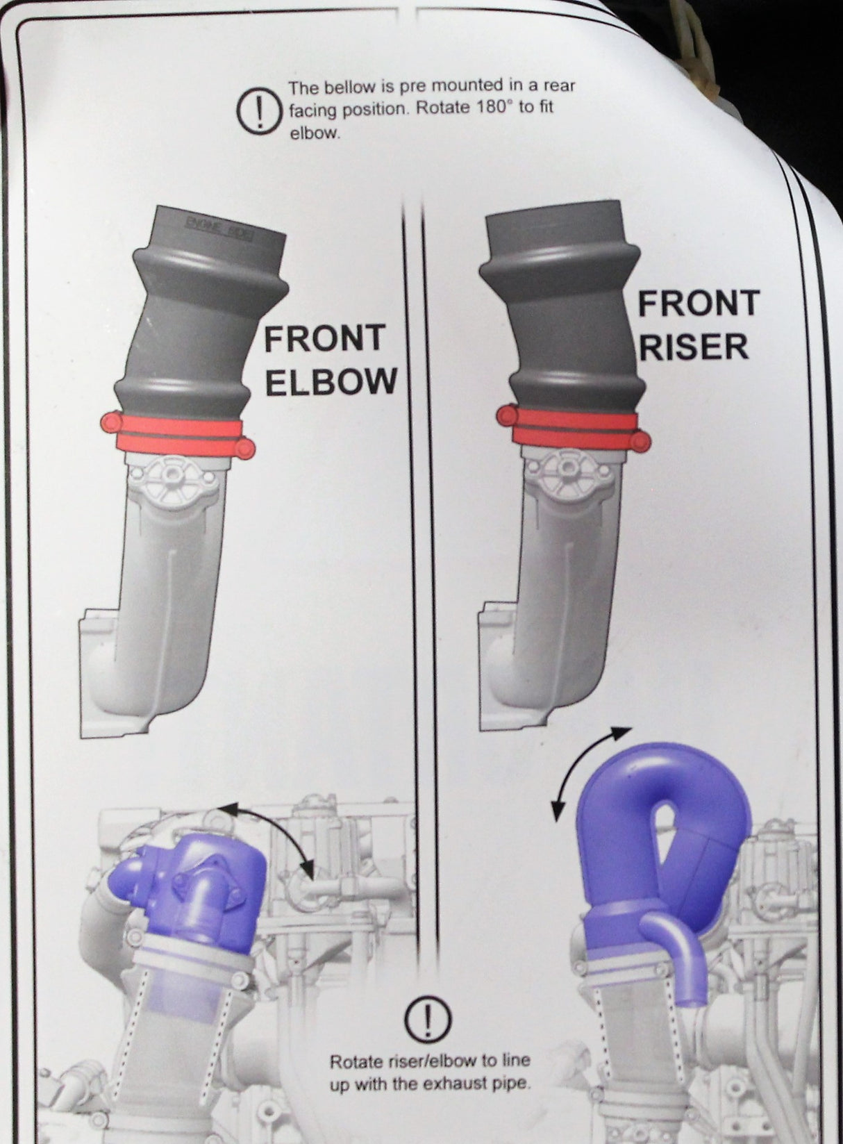 VOLVO PENTA - 23481091 - EXHAUST PIPE