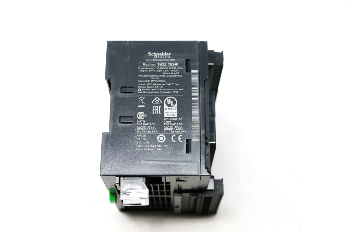 MODICON (SCHNEIDER ELECTRIC) - TM221CE24R - LOGIC CONTROLLER M221 24 IO RELAY