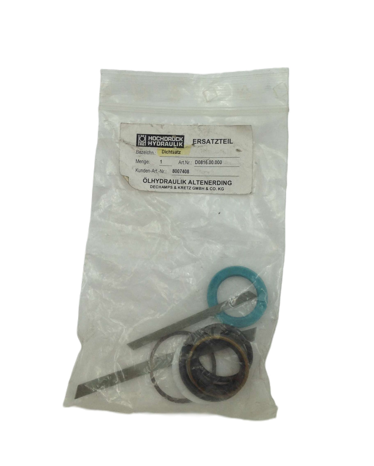 OLHYDRAULIK ALTENERDING (BUCHER) - D0816.00.000 - SEAL KIT