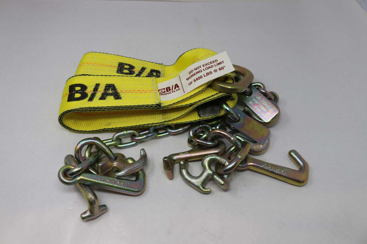 B|A PRODUCTS - N711-AV-WP - 47" ADJ V-STRAP HOOK CLUSTER