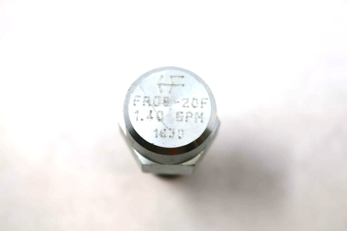 HYDRAFORCE - FR08-20F-0-N-/1.40 - HYDRAULIC VALVE FLOW REGULATOR CARTRIDGE 1.4 GPM