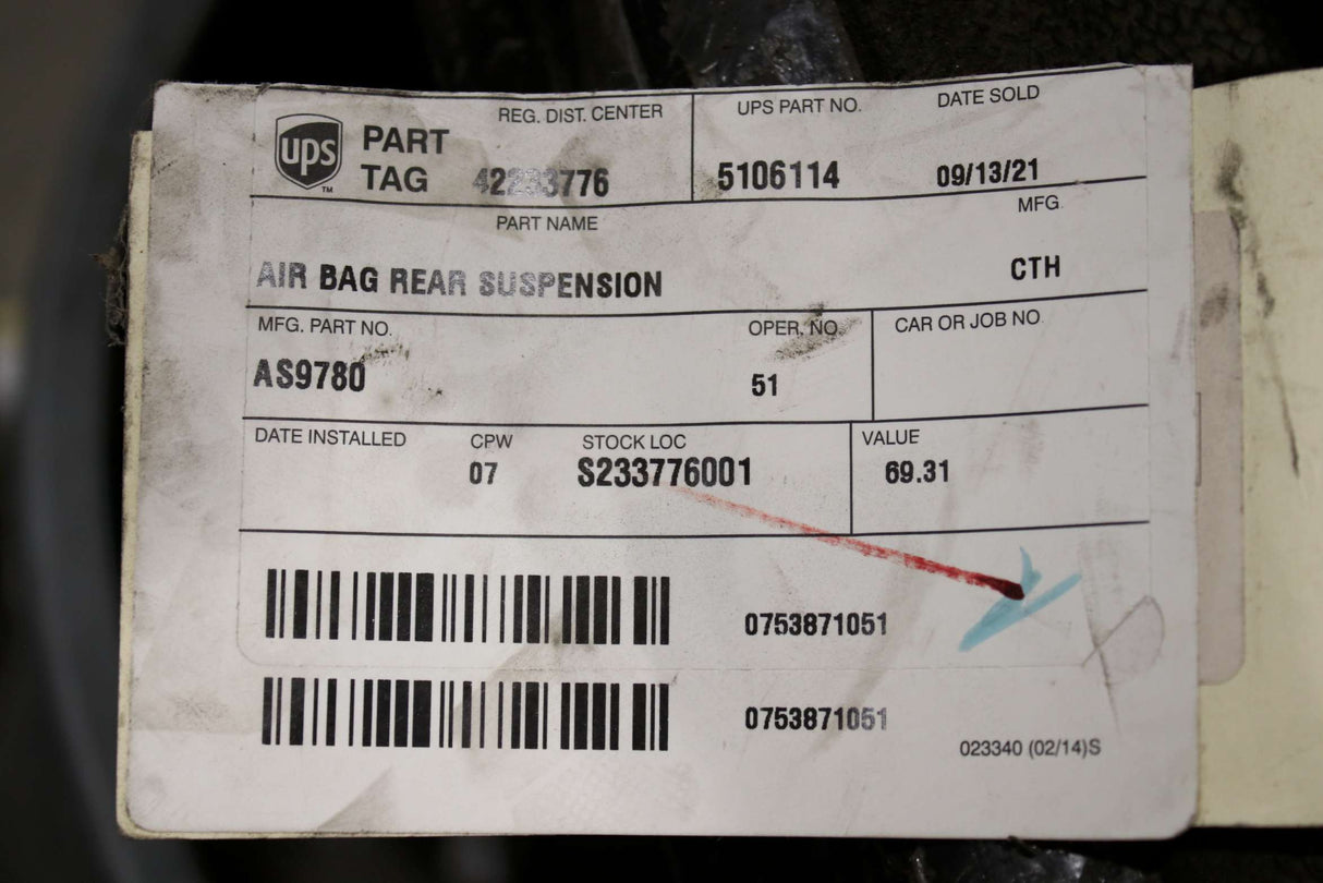 CONTITECH - AS9780 - AIR SPRING