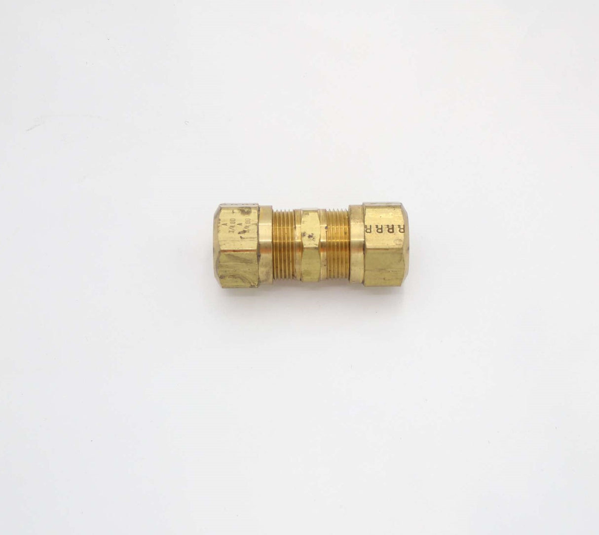 FASTENAL - 5126792 - BRASS COMPRESSION DOT UNION FOR NYLON TUBING 3|4