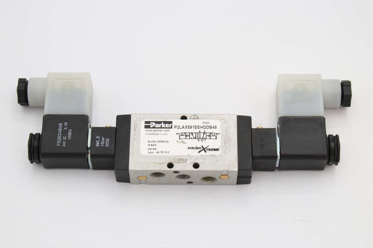 PARKER - P2LAX591EEHDDB48 - AIR CONTROL VALVE 24VDC 1/8'' SIZE